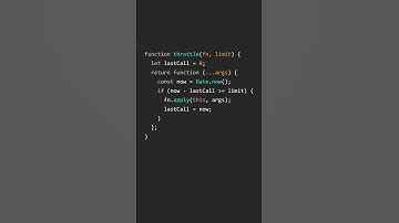 Code in 60s: JavaScript Throttle Made Simple