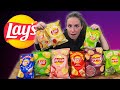 Trying Bizarre Lays Potato Chip Flavors