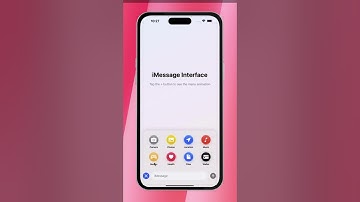 Animated SwiftUI iMessage-Style Menu ✨📩