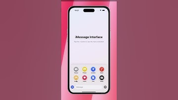 Animated SwiftUI iMessage-Style Menu ✨📩
