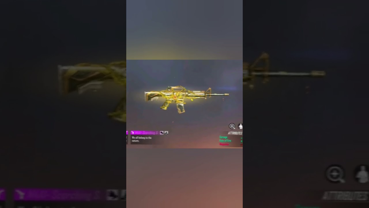 TOP 3 RARE M4A1 GUN SKIN IN FREE FIRE 