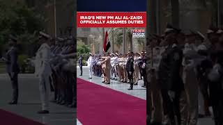 Iraq's New Prime Minister Ali Al-Zaidi Formally Takes Office In Baghdad #shorts