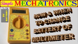 When and How to Change battery of multimeter | 9V battery | How to replace multimeter battery screenshot 1