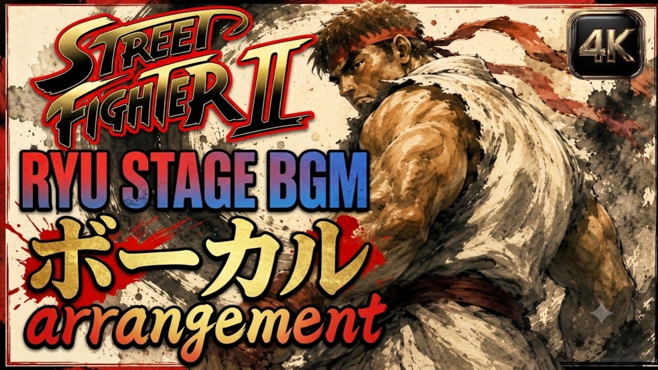 ストリートファイターII リュウステージ ボーカルアレンジ | Street Fighter II - RYU Stage Theme | Vocal Arrangement