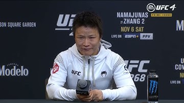 UFC 268: Zhang Weili Post-Fight Press Conference