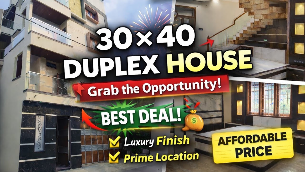 30×40 Duplex house for sale | BDA | Fully furnished | Bengaluru🏡