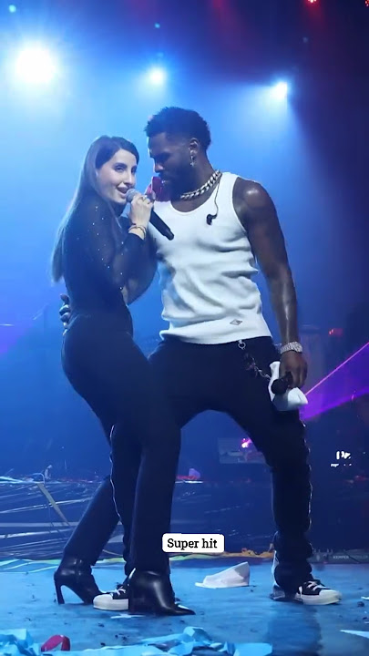Nora Fatehi ❤️ Dance with Jason Derulo On stage 🥰 #norafatehi #newsong