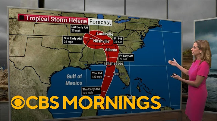 Florida is on alert as Tropical Storm Helene is expected to strengthen to Category 3 hurricane