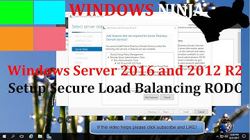 Windows Server 2016 and 2012 R2 - Setup Secure Load Balancing RODC