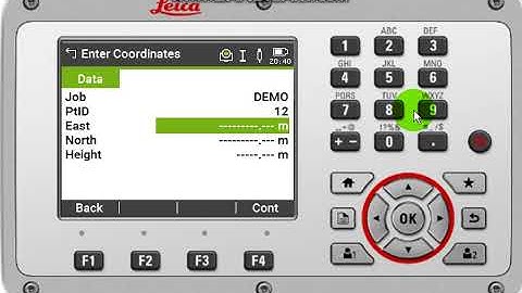orientation with resection TS LEICA Total station