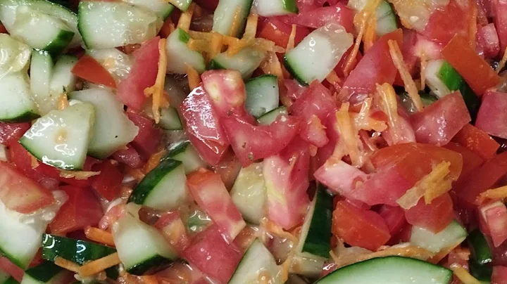 5 - Minutes Cucumber Tomato Salad Recipe | Epic Salads | @gakiiskitchen