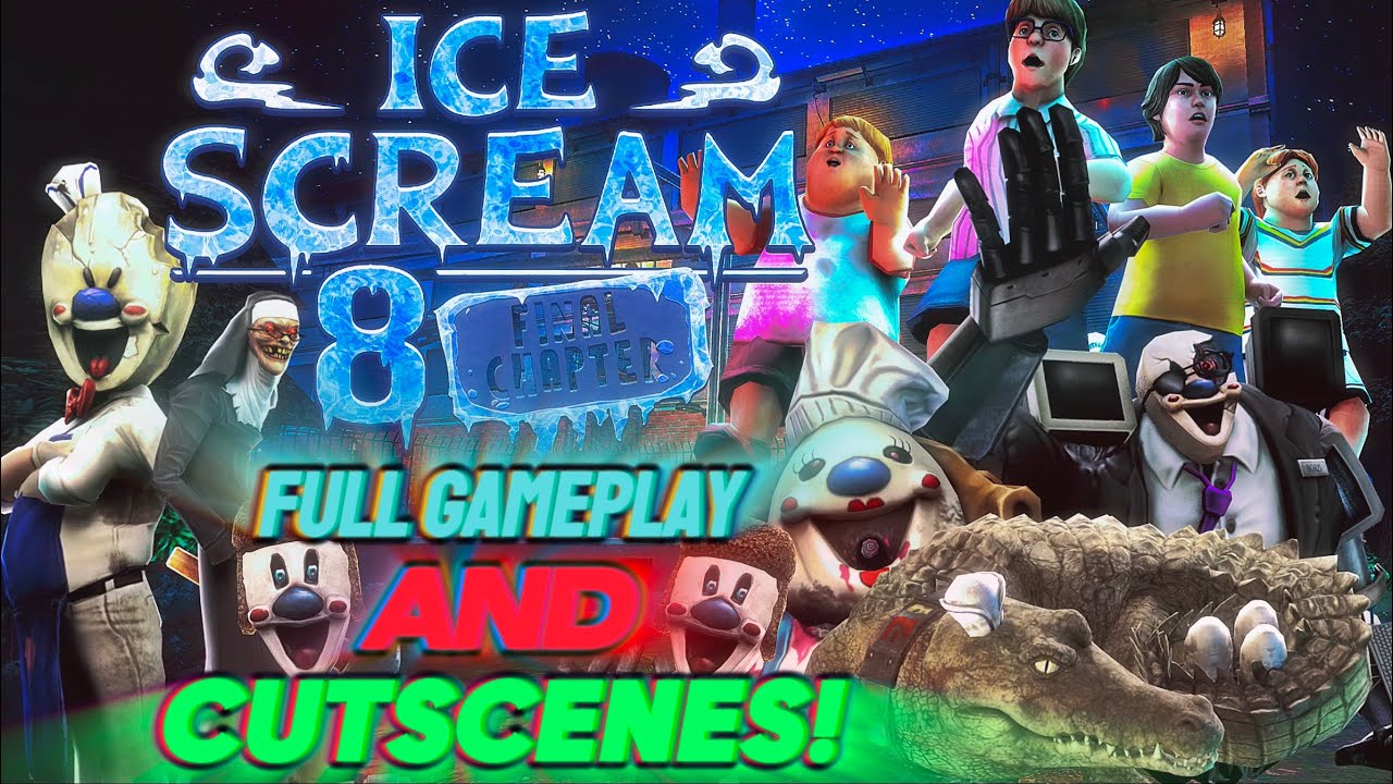 I BEAT ICE SCREAM 8 FULL GAMEPLAY ENDING! 