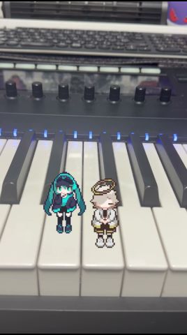 GB使用例 雨良家のピアノの上でぐるぐる #雨良 #ボカロ
