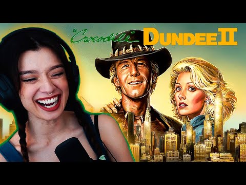 Australian's FIRST TIME watching Crocodile Dundee II & it was bloody AWESOME