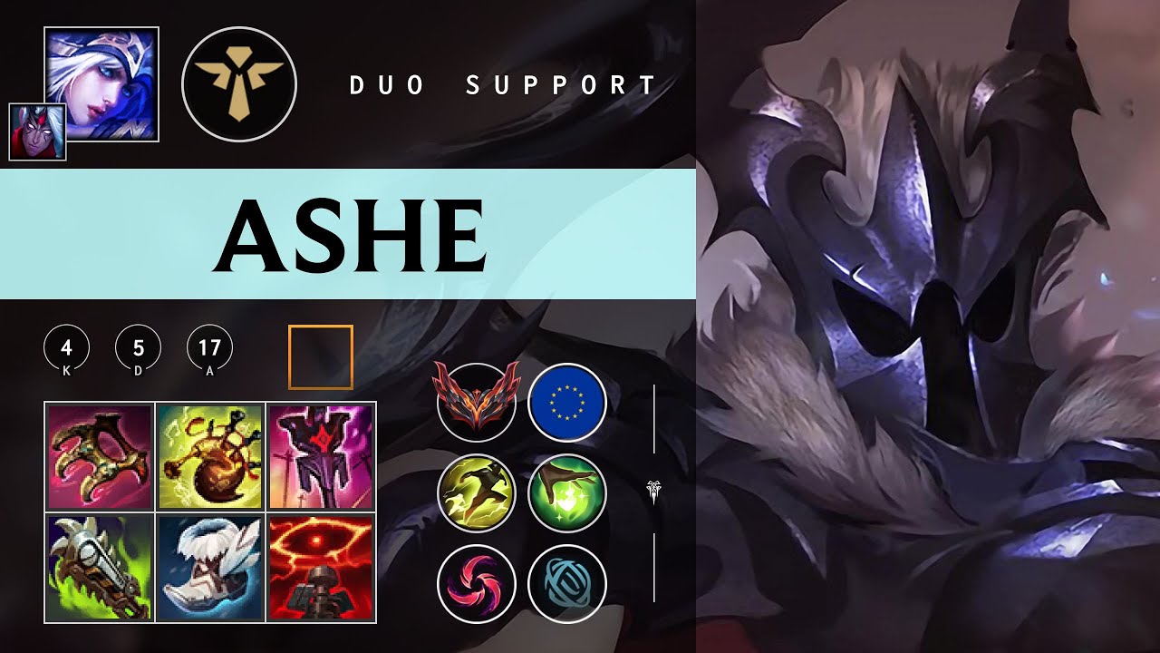 Ashe Support vs Rakan - EUW Grandmaster Patch 26.02