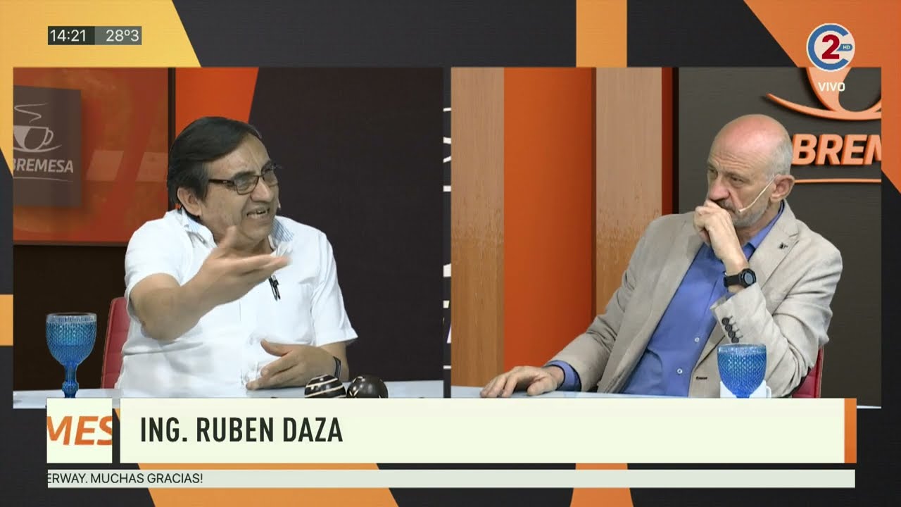Sobremesa: Ing. Rubén Daza