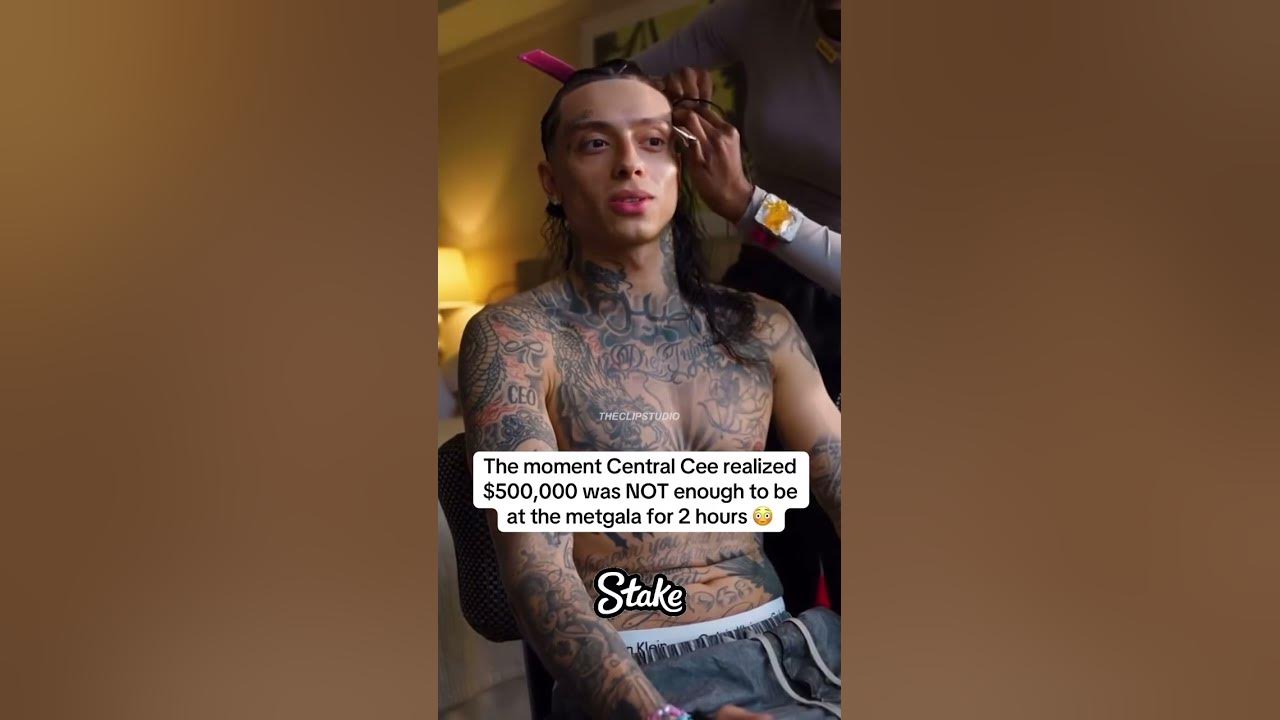 The moment Central Cee realized $500,000 was NOT enough to be at the metgala for 2 hours The moment Central Cee realized $500,000 was NOT enough to be at the metgala for 2 hours