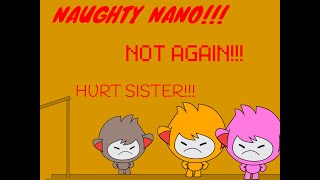 Nano Pushes Nina Down The Stairs Again. Grounded And Sent To Australia.