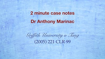 Griffith University v Tang ("Under an enactment")