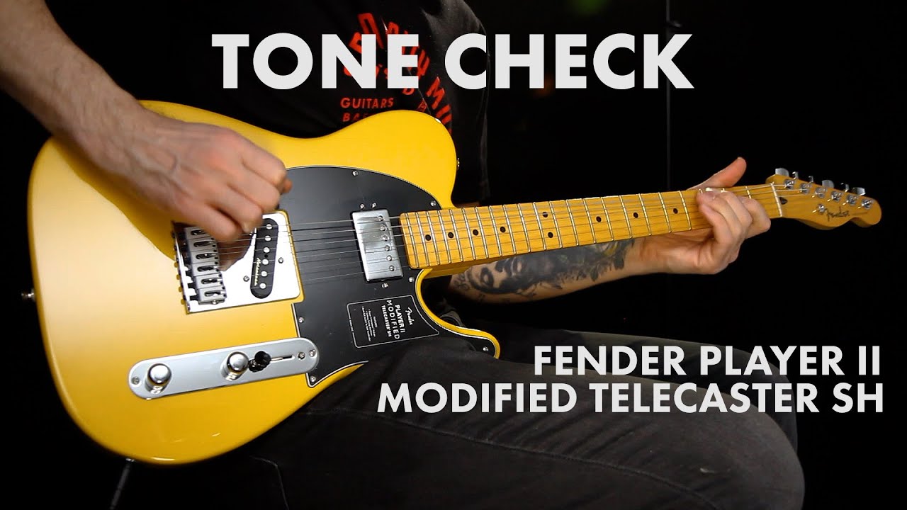 TONE CHECK: Fender Player II Modified Telecaster SH Demo