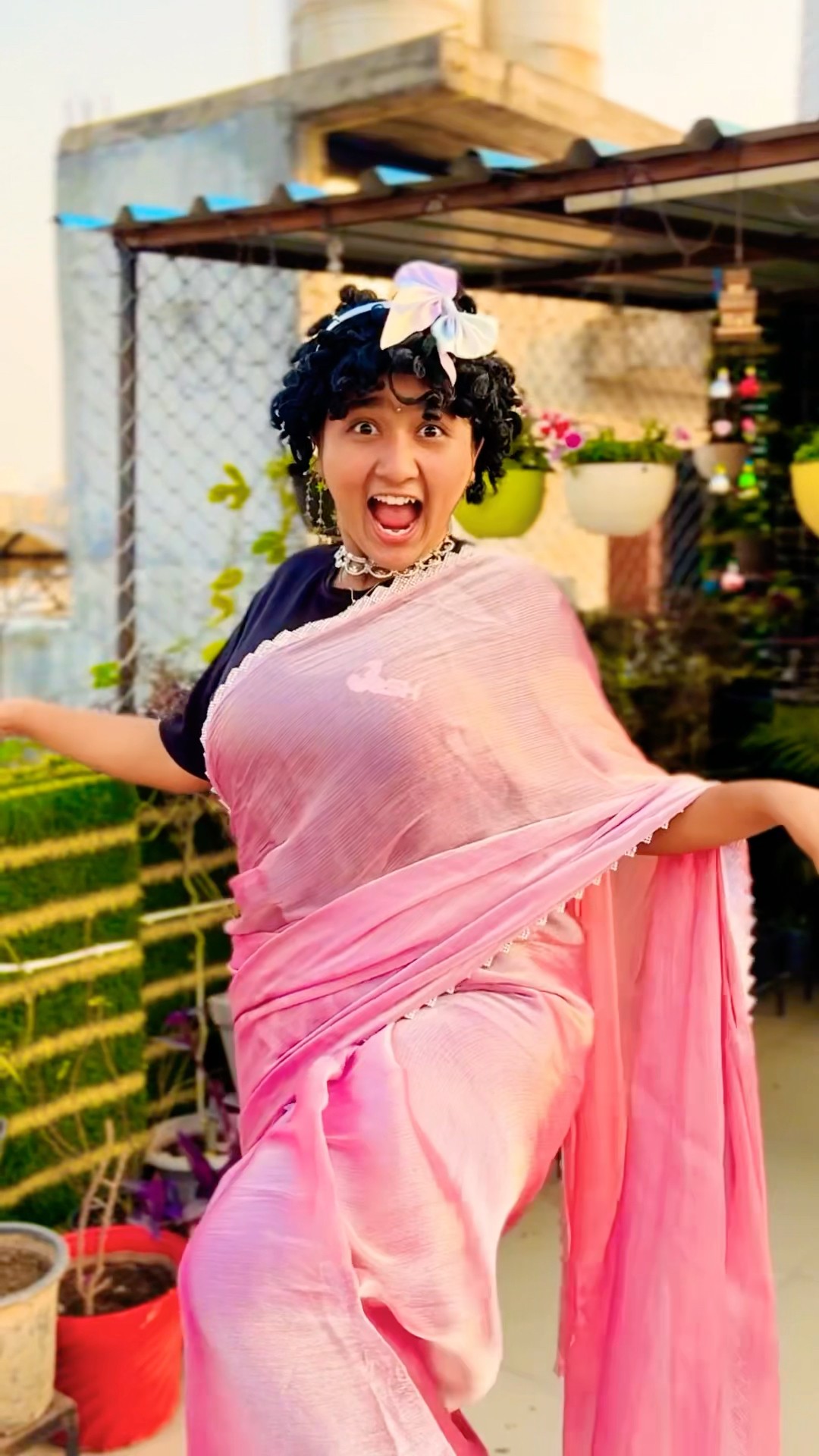 Golu Bana Papa Ki Pari ? Pink Wali Saree Mil Gayi Part 5 #papakipari #shorts #comedy
