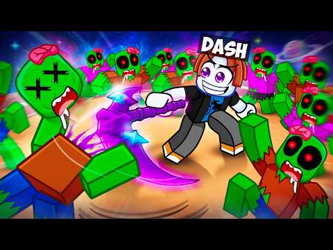 I Pretended to be a Noob Then Used 0.1% GALACTIC SCYTHE in Zombie Arena!