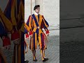 Changing of the Swiss Guards at the Vatican  #shorts