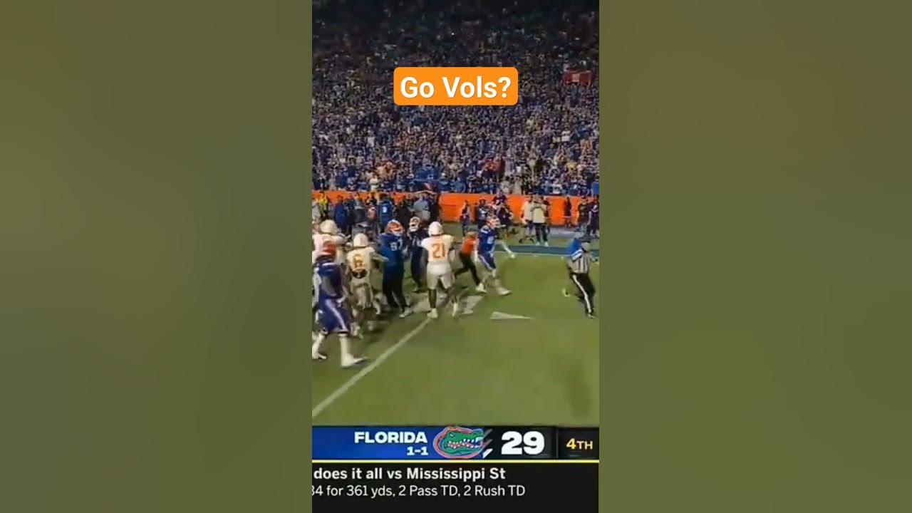 Tennessee versus Florida fight YouTube