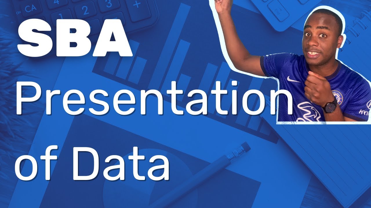 presentation of data for maths sba