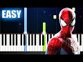The Amazing Spider Man 2 Theme - EASY Piano Tutorial