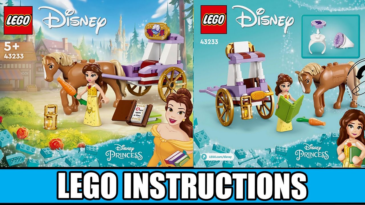 Disney - Belle's Storytime Horse Carriage LEGO instructions