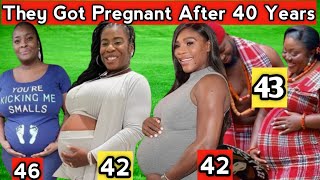 Top 10 Nigerian Celebrities Who Got Pregnant After 40 Years (Scary)