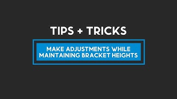 DIBS AI Tips and Tricks: Making Adjustments While Maintaining Bracket Heights