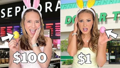 MYSTERY EGGS decide WHERE we SHOP & HOW MUCH we SPEND 🤑😱🫣 #shopping #challenge #easter