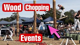 Wood Chopping The Axemen Events by Myrna FILO and the dogs 32 views 1 year ago 2 minutes, 23 seconds