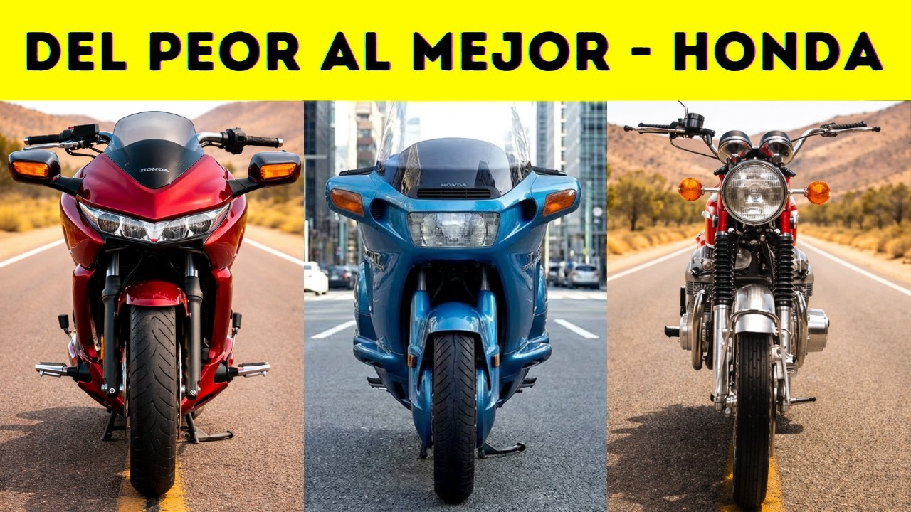 Las 6 Motocicletas Honda que DEBES EVITAR y 8 que DEBERÍAS COMPRAR YA!