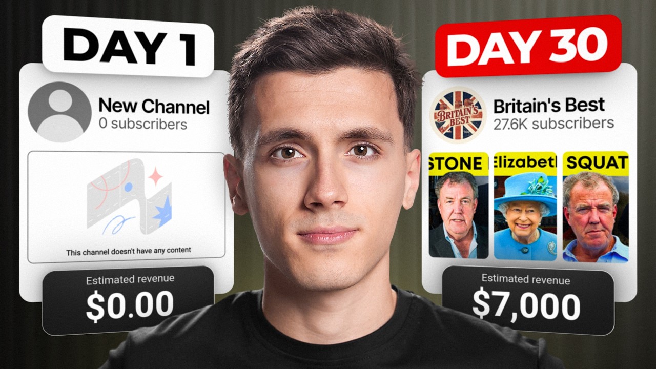 I Blew Up An AI Faceless YouTube Channel in 30 Days To Prove It's Not Luck