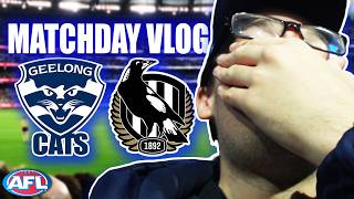 DEPRESSING GAME! | GEELONG VS COLLINGWOOD AFL VLOG 2026