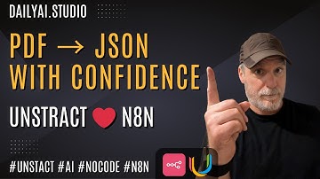 Verander elke PDF automatisch in gestructureerde gegevens (Unstract + n8n Tutorial) #n8n #unstrac...