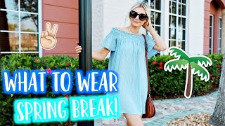What To Wear On Spring Break Lookbook Outfit Diary Aspyn Ovard