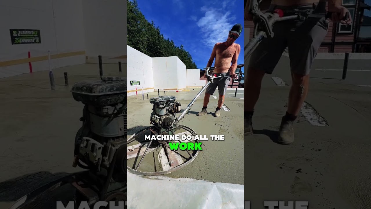 Why use a power trowel 