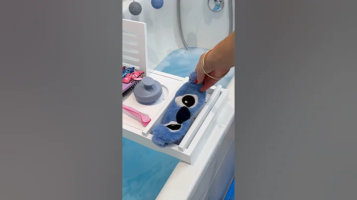 Decorating blue relax bath for my teen #shorts #asmr #bathroom #relax #foryou