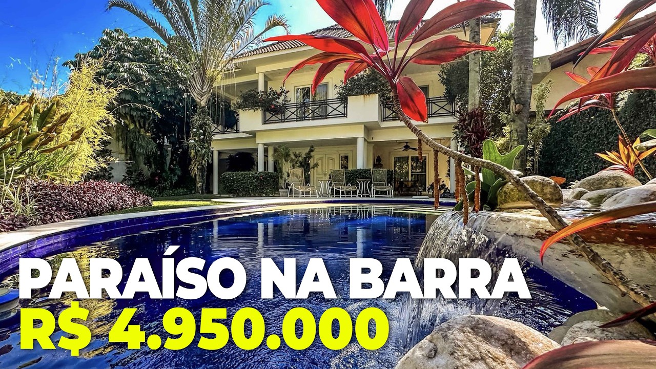 OPORTUNIDADE: Casa no Perímetro 1 da Barra da Tijuca – R$ 4.950.000 🌿