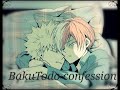 Bakutodo confession|Lyric prank Love Story|Bnha