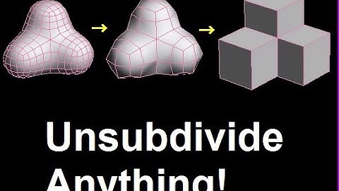 Blender Tutorial-How To Unsubdivide A Subdivided Mesh In Blender 3.5