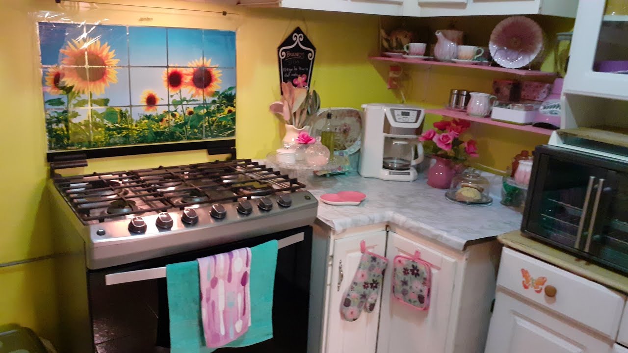 🦋Decoracion primavera verano 🍀en mi cocina 🌸🥰 sencilla y bonita - YouTube