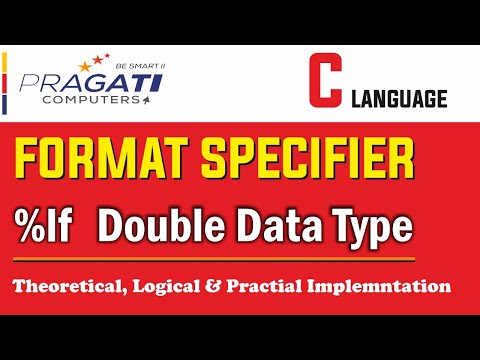 C   Double Data Type Format Specifier