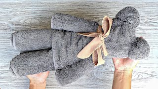 TEDDY BEAR BATH TOWEL | Easy DIY Stuffed Toy Towel screenshot 2