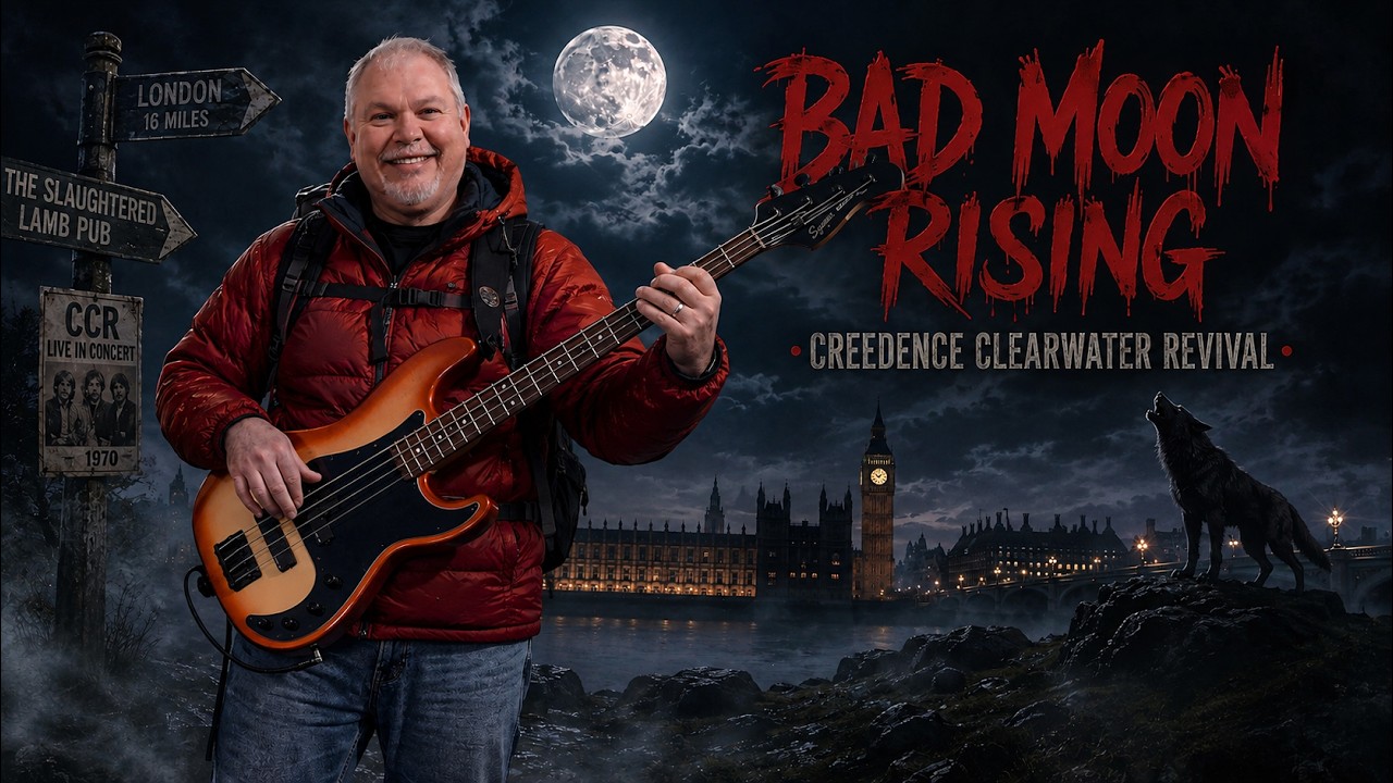 Creedence Clearwater Revival - Bad Moon Rising (Bass cover) thumbnail