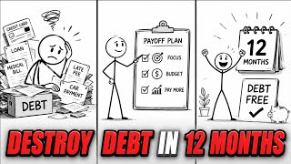 HOW TO DESTROY DEBT IN 12 MONTHS: The Simple Payoff Strategy Keeping People Broke